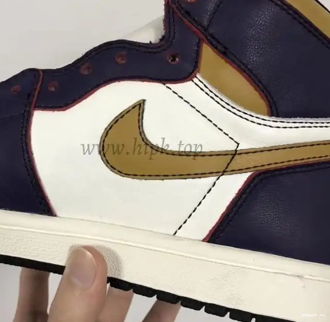 PK Lakers Air Purple-Gold Ready 1 Retro SB God Jordan Nike ship High Chicago CD6578 2019 OG to 0515